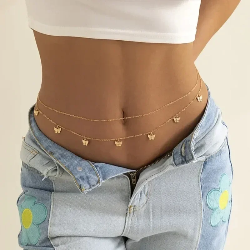 Body Jewelry Chains - Neue Charme Sexy Doppel Schicht Schmetterling