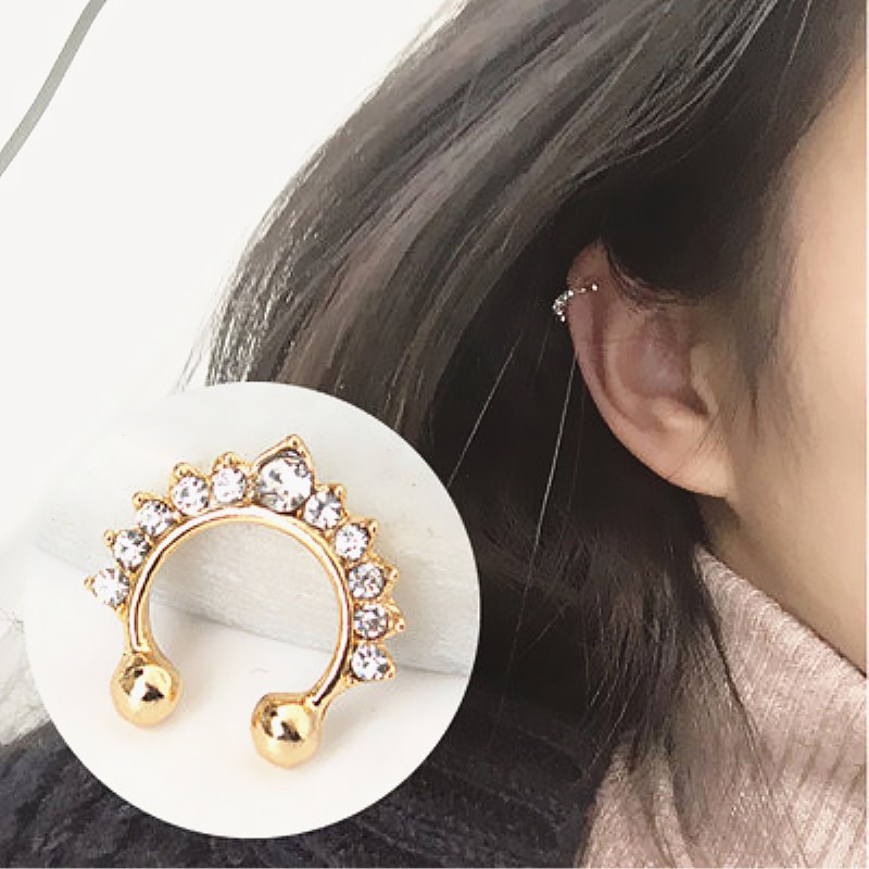 Body Jewelry Ear - 1pc U-Form Nasen clip gefälschte Nasenringe