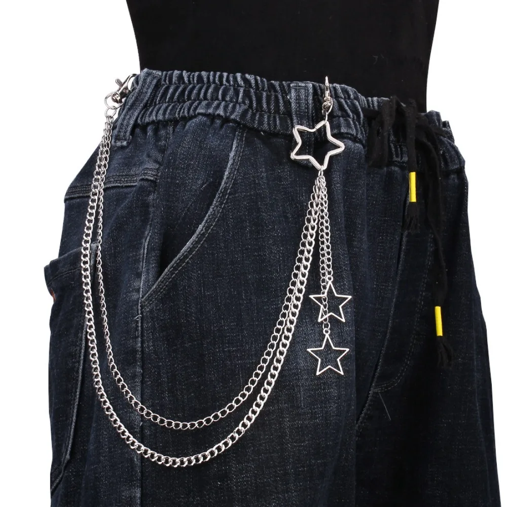 Body Jewelry Men - Charme Silber Farbe Edelstahl Hohl Stern