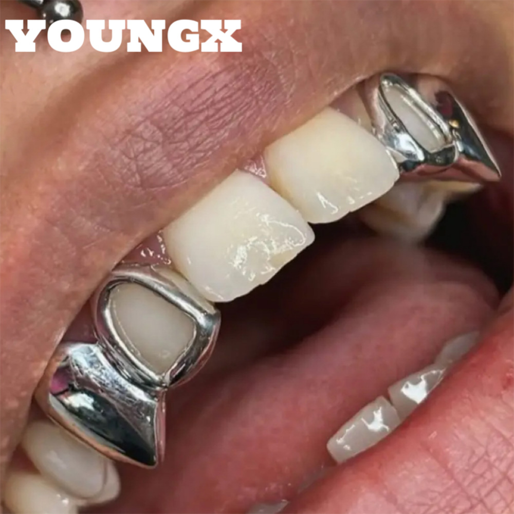 Body Jewelry Men - YOUNGX Hip Hop Doppel Hohl Glänzende
