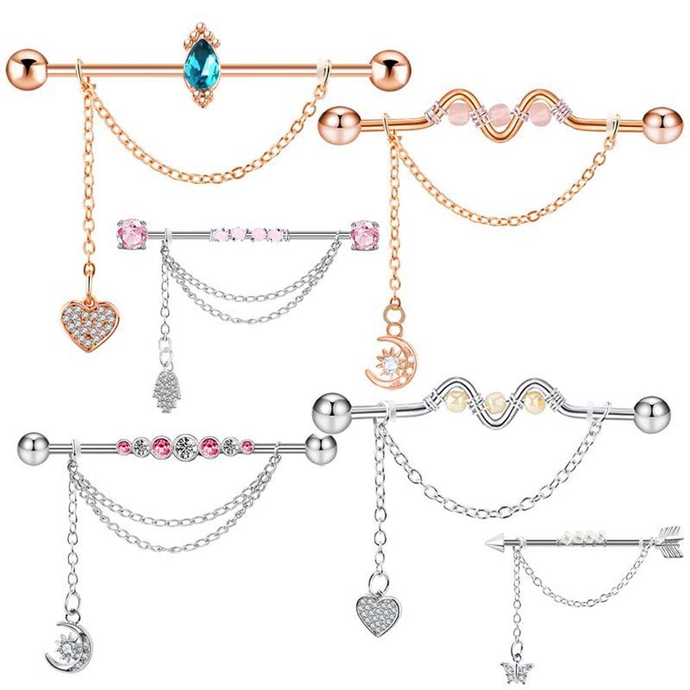 Punk-Style Mädchen-Geschenk Kr – Industrial Barbell Long Bewertung und Preis