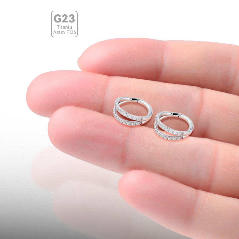 ASTM F136 Titan Conch Hoop Rin – Septum Clicker Ring Bewertung und Preis