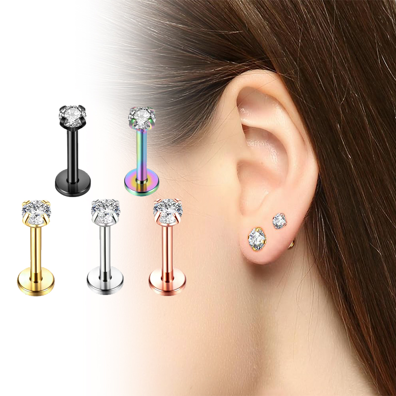 16G Titan Innengewinde Flacher – Body Jewelry Cartilage Earrings Bewertung und Preis