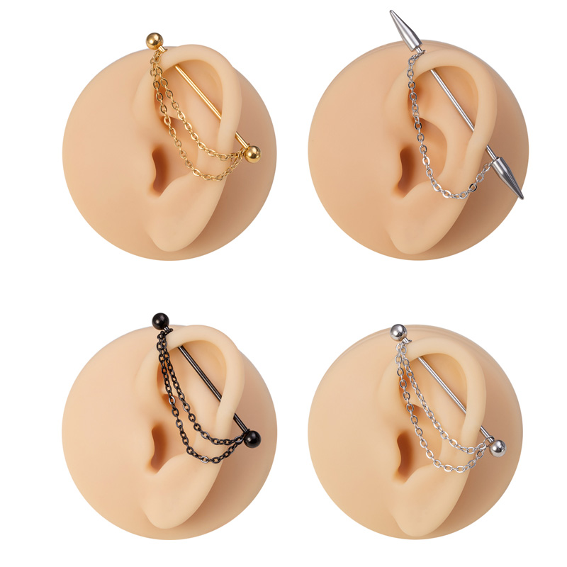 1 Stück Industrial Piercing Ba – Industrial Barbell Long Bewertung und Preis