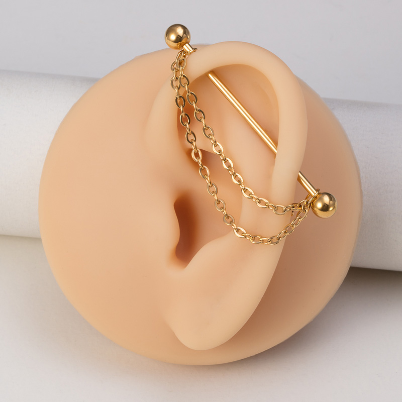 1 Stück Industrial Piercing Ba – Industrial Barbell Long Bewertung und Preis