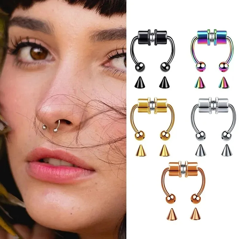 1/2/3 Stück gefälschte magneti – Body Jewelry Nose Studs Bewertung und Preis