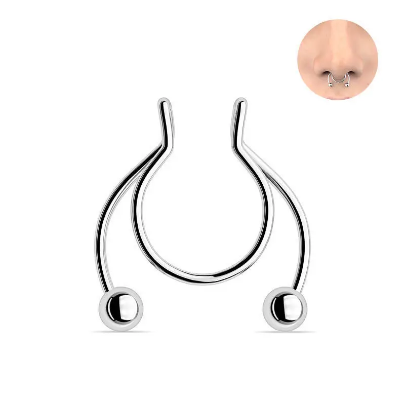 U-förmiger gefälschter Nasenri – Body Jewelry Nose Studs Bewertung und Preis
