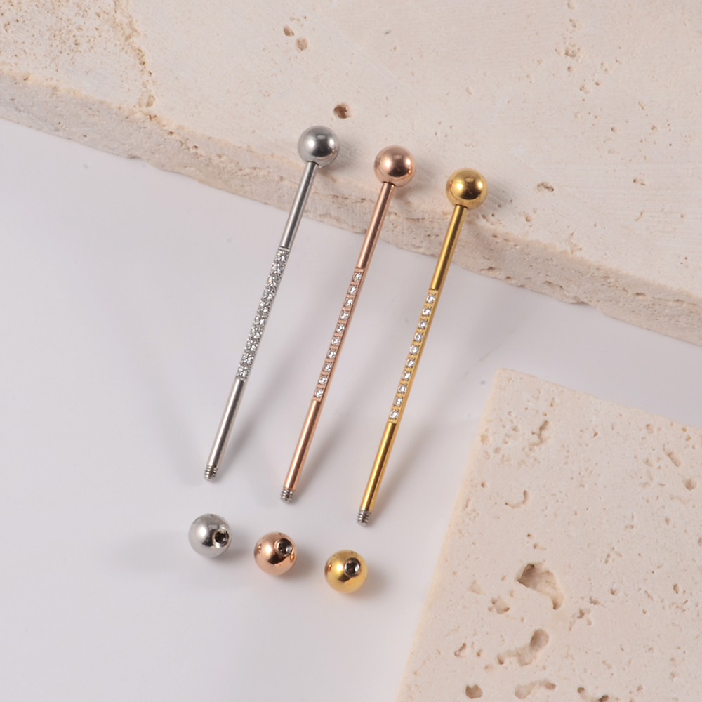 1PC Edelstahl Industrial Barbe – Industrial Barbell Long Bewertung und Preis