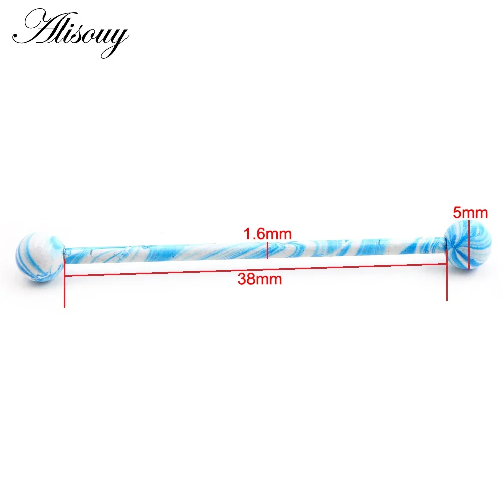 Alisouy 2PC Lange Gerade Edels – Industrial Barbell Long Bewertung und Preis
