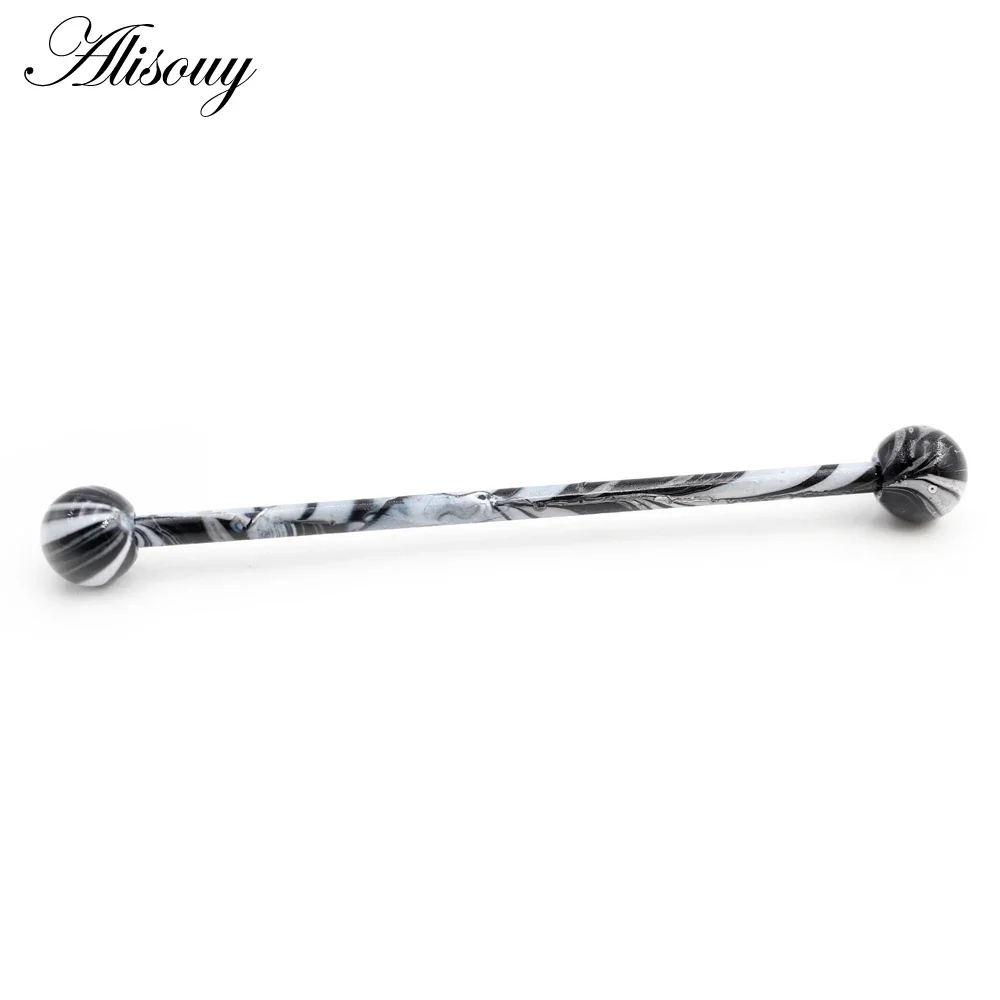 Alisouy 2PC Lange Gerade Edels – Industrial Barbell Long Bewertung und Preis