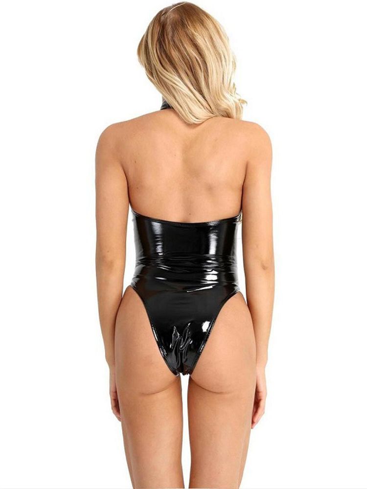 S-4XL Neckholder-Badeanzug, rü – Body Jewelry Waterproof Bewertung und Preis