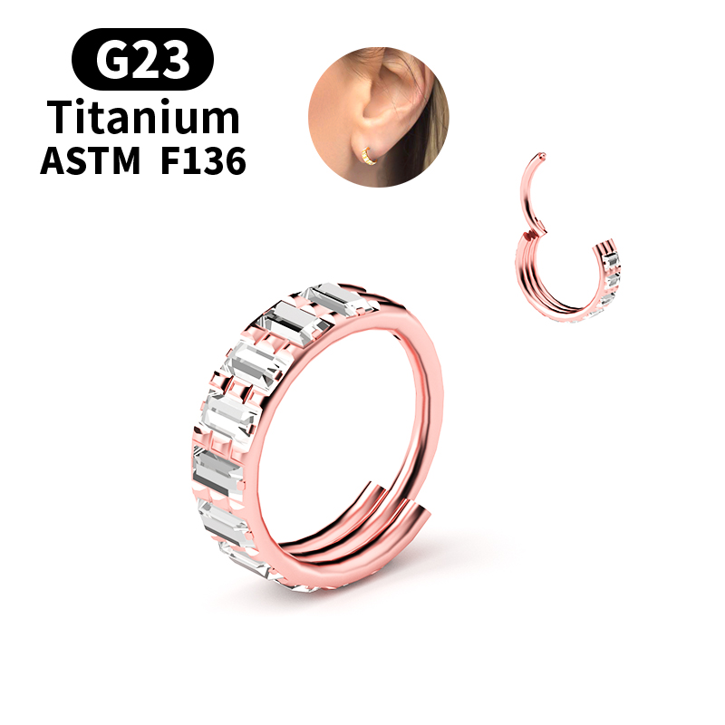 G23 Titan Zirkon Klappbarer Se – Septum Clicker Ring Bewertung und Preis