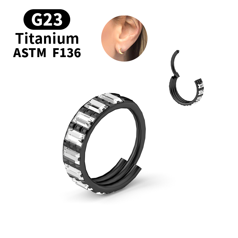 G23 Titan Zirkon Klappbarer Se – Septum Clicker Ring Bewertung und Preis