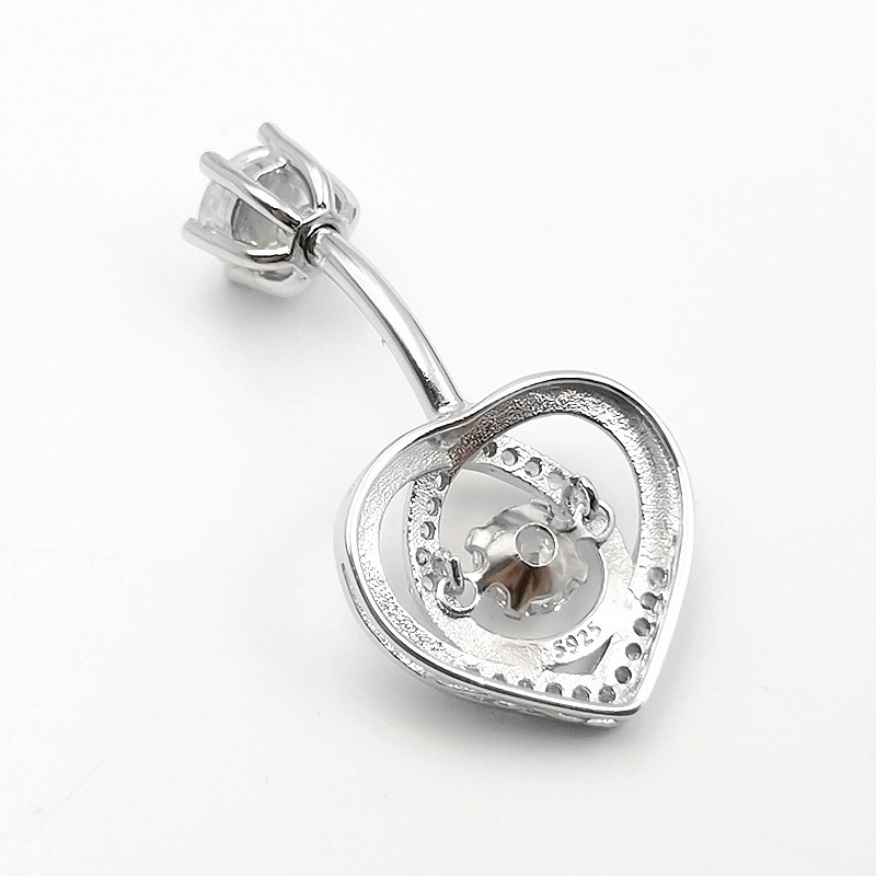 Bauchnabelring aus 925er-Sterl – Body Jewelry Materials Bewertung und Preis
