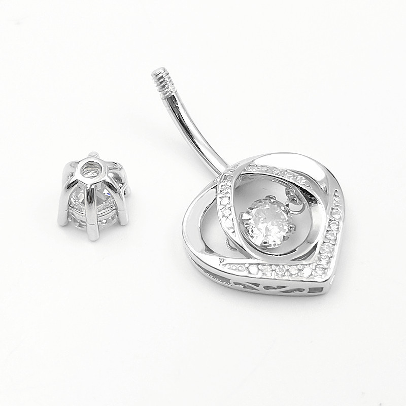 Bauchnabelring aus 925er-Sterl – Body Jewelry Materials Bewertung und Preis