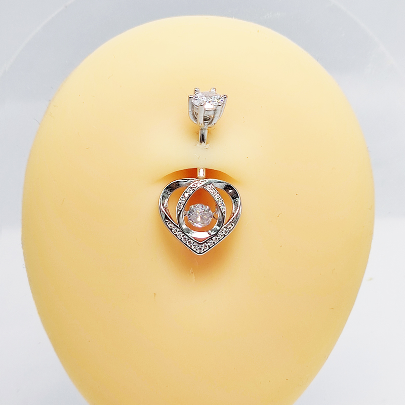Bauchnabelring aus 925er-Sterl – Body Jewelry Materials Bewertung und Preis
