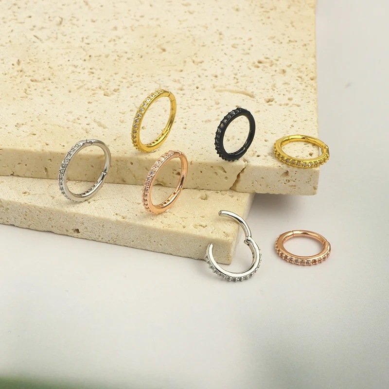 16G Klarer CZ Nasenring Hoop a – Body Jewelry Nose Studs Bewertung und Preis