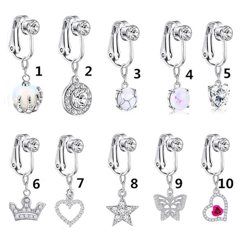 Zubehör Clip On Ohrringe Knorp – Body Jewelry Cartilage Earrings Bewertung und Preis
