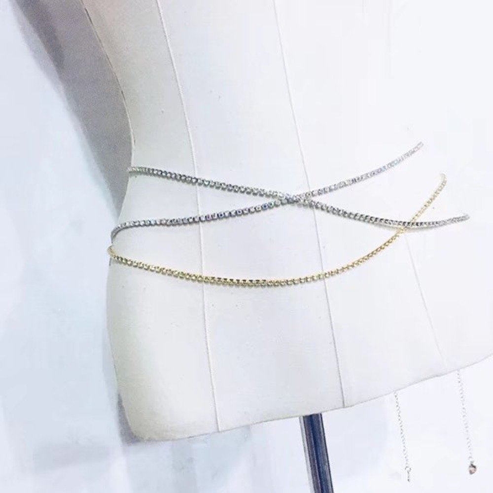 Sexy Mode Glänzende Wasser Boh – Body Jewelry Chains Bewertung und Preis