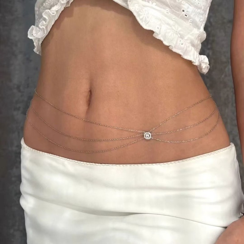 Sommer Heißer Metall-Taillenri – Body Jewelry By The Chain Gang Bewertung und Preis