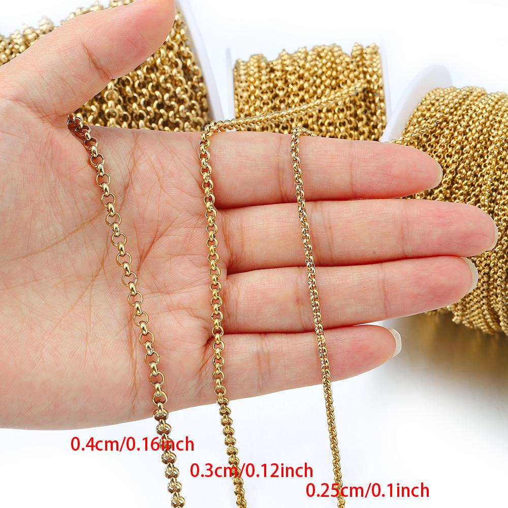 1 Meter 2-4mm Edelstahl O-förm – Body Jewelry Chains Bewertung und Preis