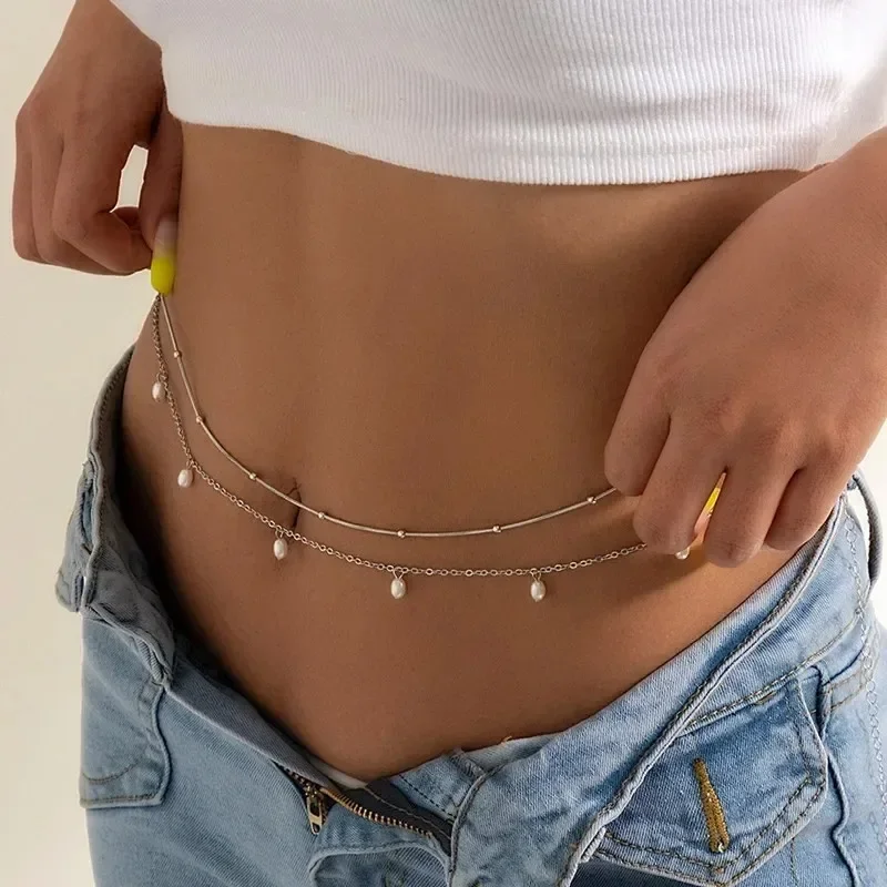 Neue Charme Sexy Doppel Schich – Body Jewelry Chains Bewertung und Preis