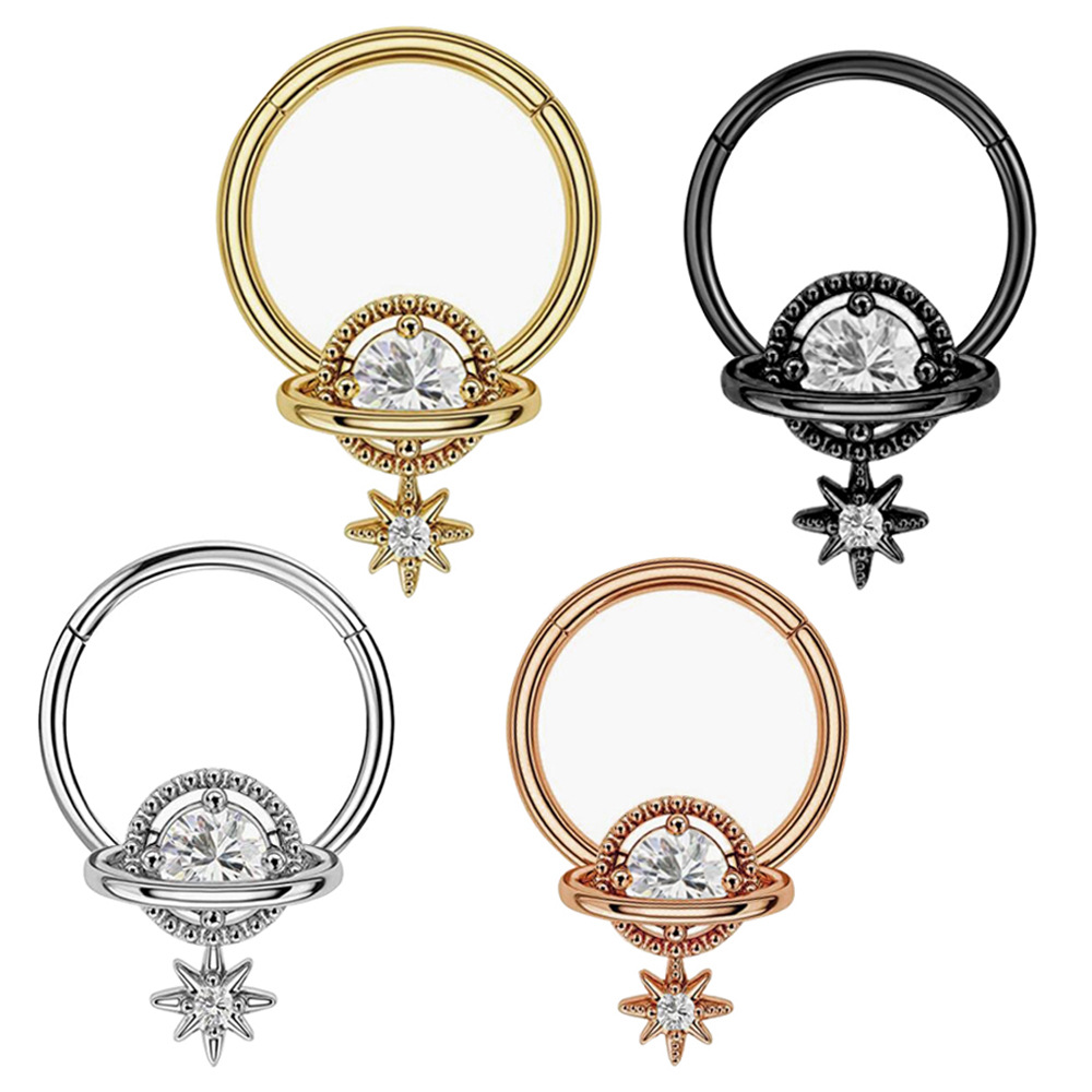Septum-Ringe Planeten-Schmuck  – Body Jewelry Cartilage Earrings Bewertung und Preis