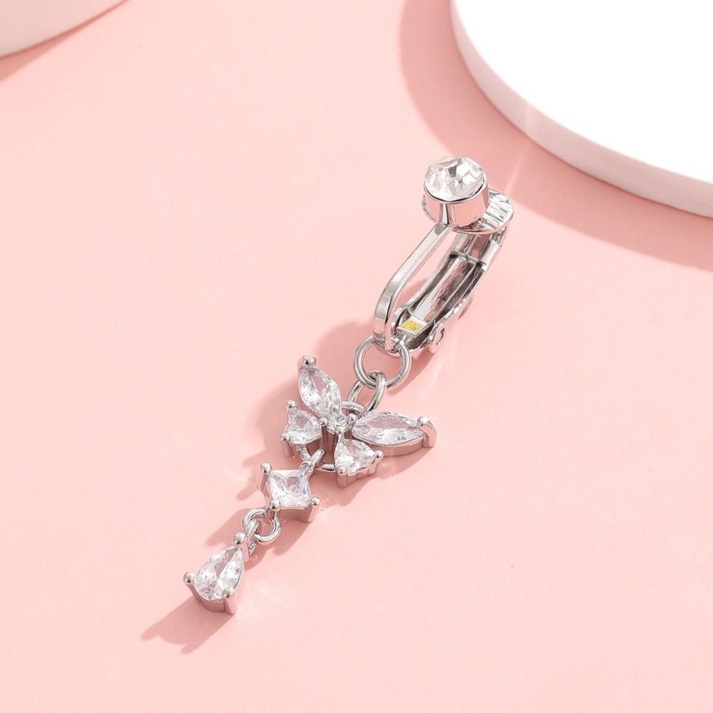 Schmetterlings-Design Clip-On  – Body Jewelry Materials Bewertung und Preis