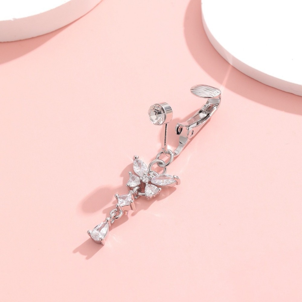 Schmetterlings-Design Clip-On  – Body Jewelry Materials Bewertung und Preis