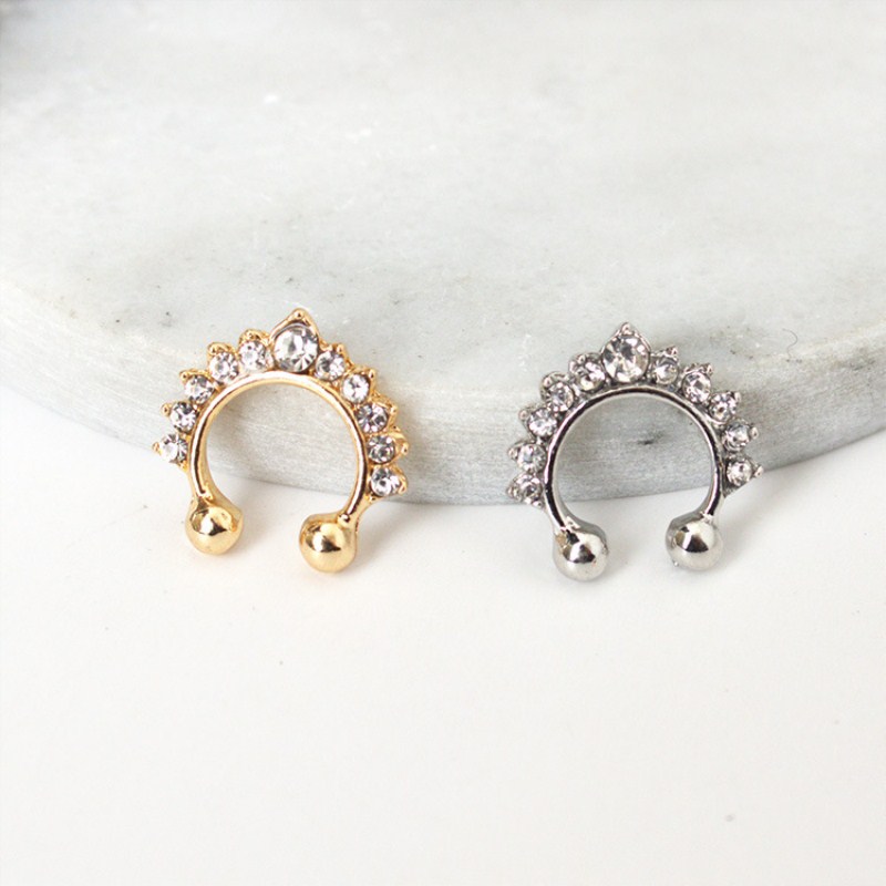 1pc U-Form Nasen clip gefälsch – Body Jewelry Ear Bewertung und Preis