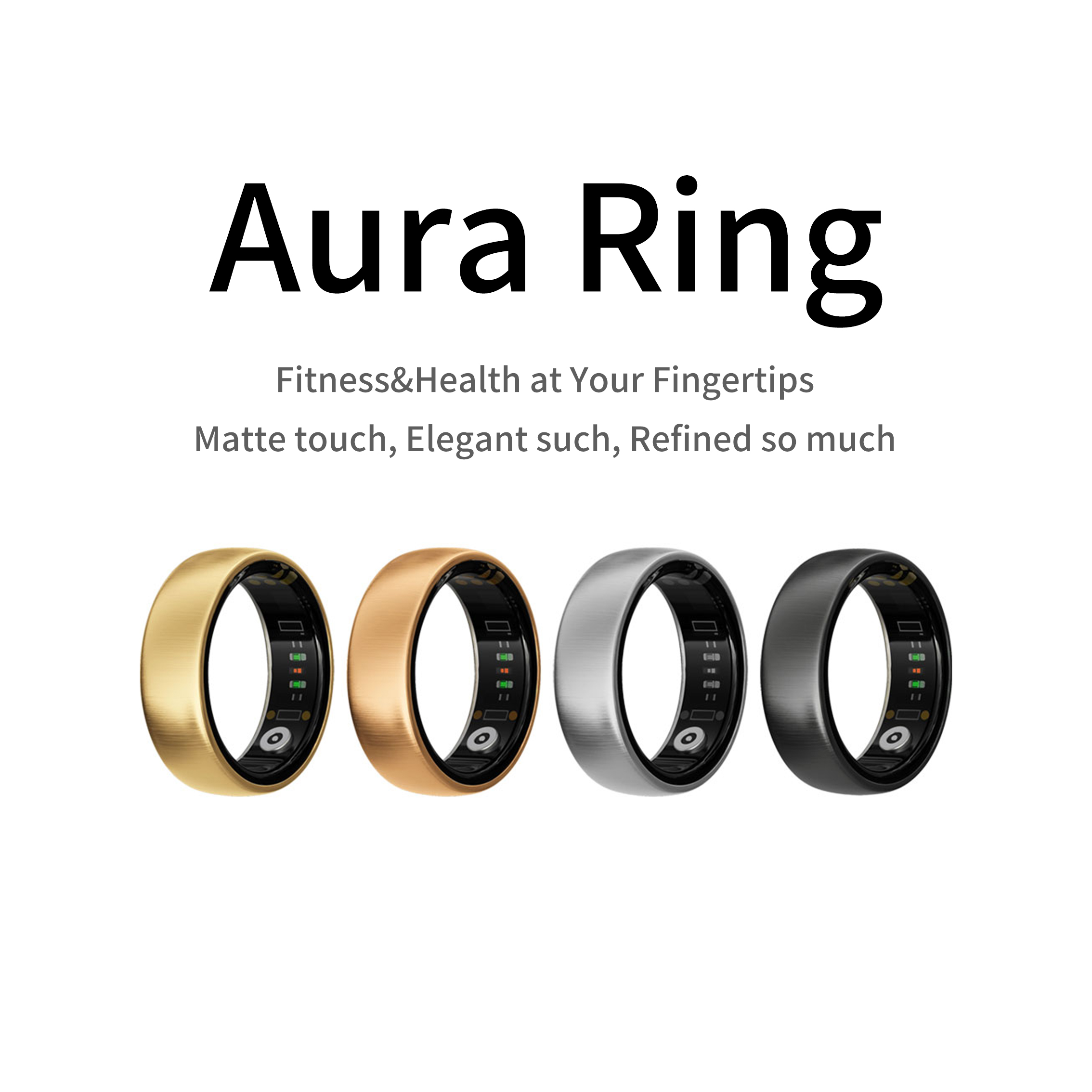 AURA Matt Smart Ring Fitness S – Daith Heart Ring Bewertung und Preis
