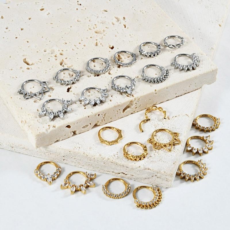31BB Kristall-Nasen-Ohr-Knorpe – Body Jewelry Cartilage Earrings Bewertung und Preis
