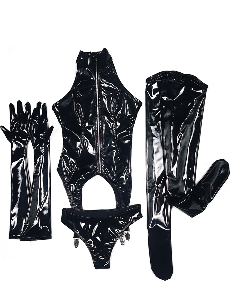 4 TEILE/SATZ Wet Look PVC Cats – Body Jewelry Waterproof Bewertung und Preis