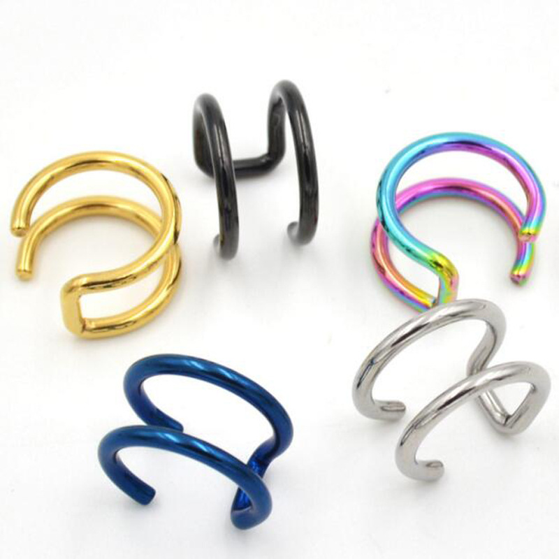 2 Stück 316L Edelstahl Clip-On – Body Jewelry Ear Bewertung und Preis