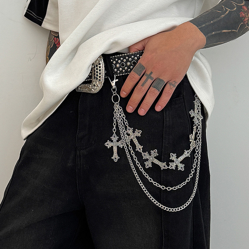 Mode Punk Metall Hosen Kette H – Body Jewelry Men Bewertung und Preis