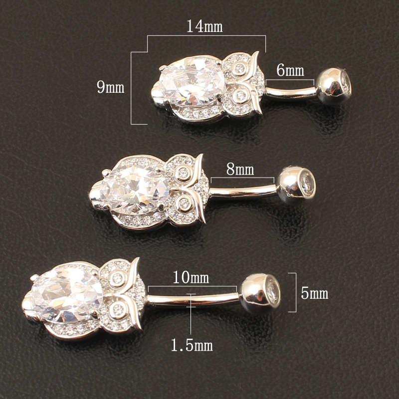 Bauchnabelring aus echtem 925e – Body Jewelry Materials Bewertung und Preis