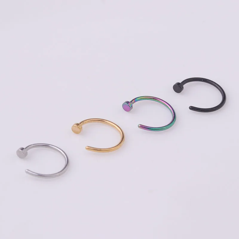 5 Stück/Set 20G Nasenring, 6mm – Body Jewelry Nose Studs Bewertung und Preis