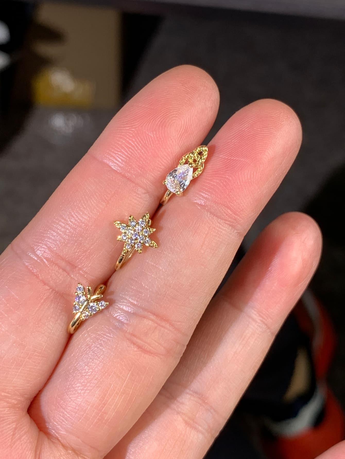 3-teiliges modisches und elega – Body Jewelry Materials Bewertung und Preis