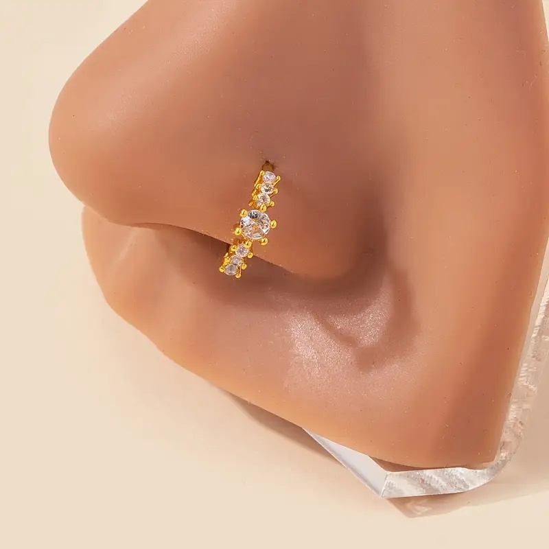 Einfacher einreihiger geometri – Body Jewelry Materials Bewertung und Preis
