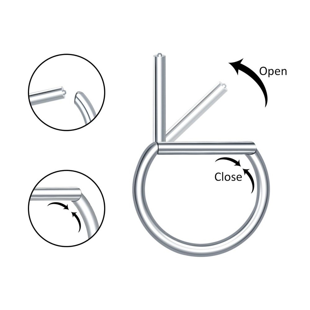 ASTM F136 Titan Septum Ring CZ – Body Jewelry Materials Bewertung und Preis