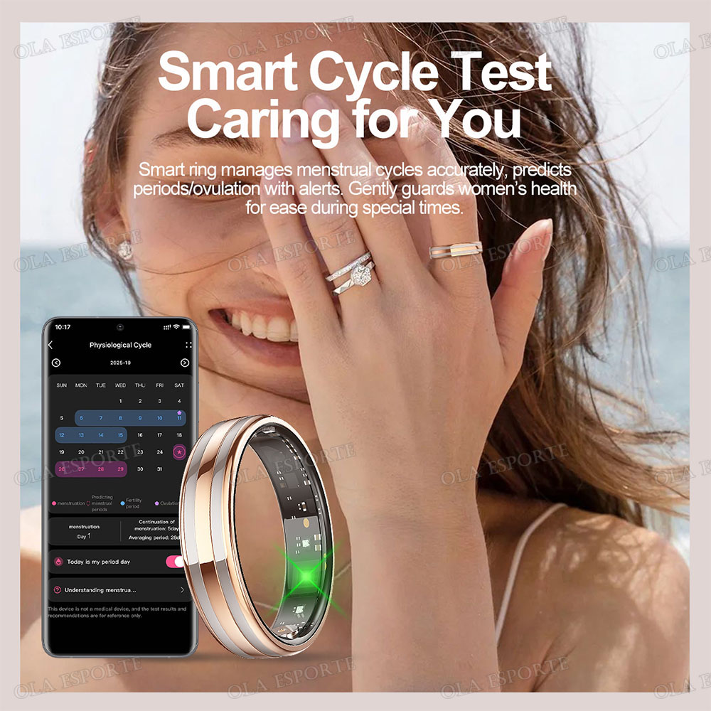 Neuer 6,3mm Dünner Smart Ring  – Daith Heart Ring Bewertung und Preis