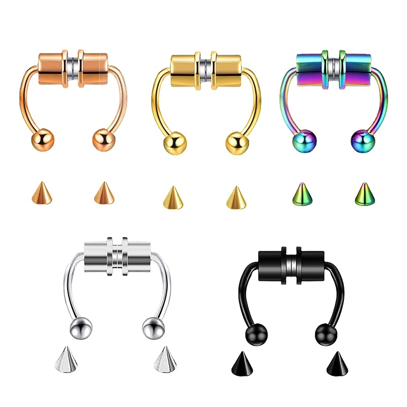 Gefälschte Piercing Nase Ring  – Body Jewelry Nose Studs Bewertung und Preis