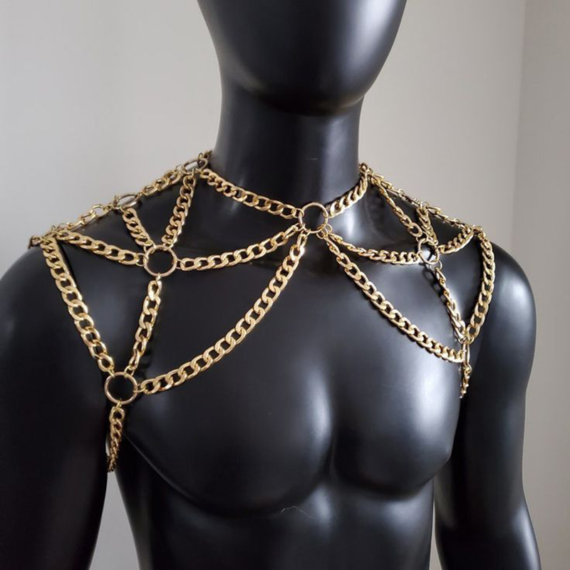Punk Männer Schulter Körper Ke – Body Jewelry Men Bewertung und Preis