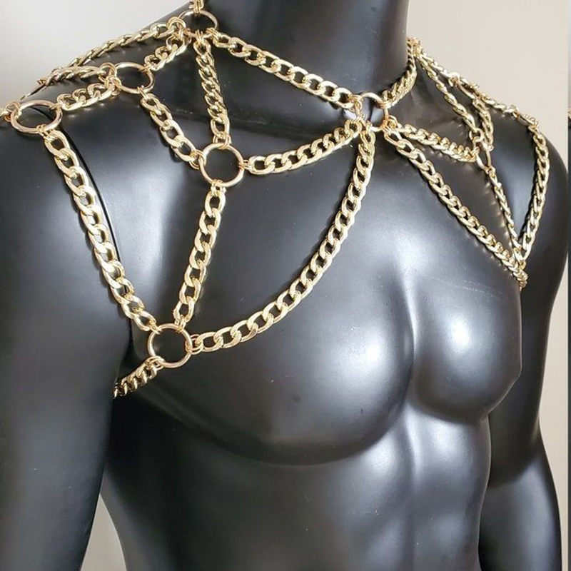 Punk Männer Schulter Körper Ke – Body Jewelry Men Bewertung und Preis