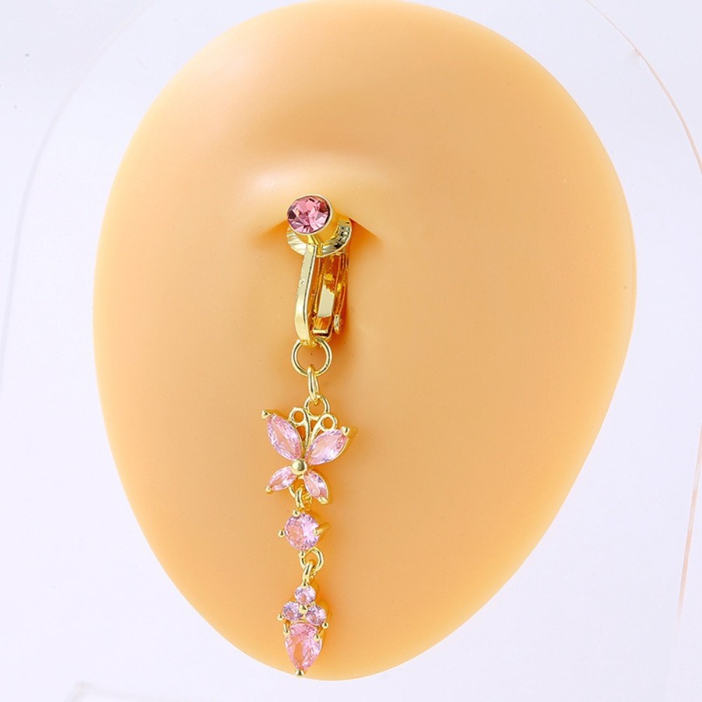 Schmetterlings-Design Clip-On  – Body Jewelry Materials Bewertung und Preis