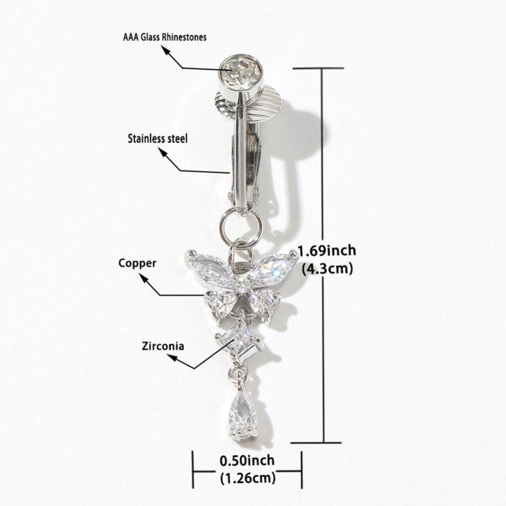 Clip-On Bauchnabelschmuck mit  – Body Jewelry Materials Bewertung und Preis