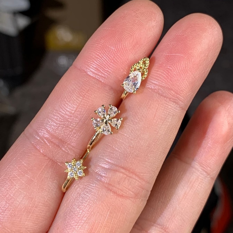 3-teiliges Nasenklammer-Set im – Body Jewelry Materials Bewertung und Preis