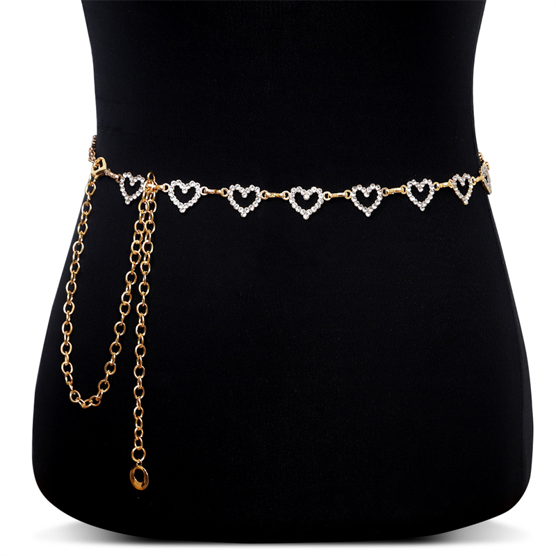 Modische Strass-Herz-Taillenke – Body Jewelry By The Chain Gang Bewertung und Preis