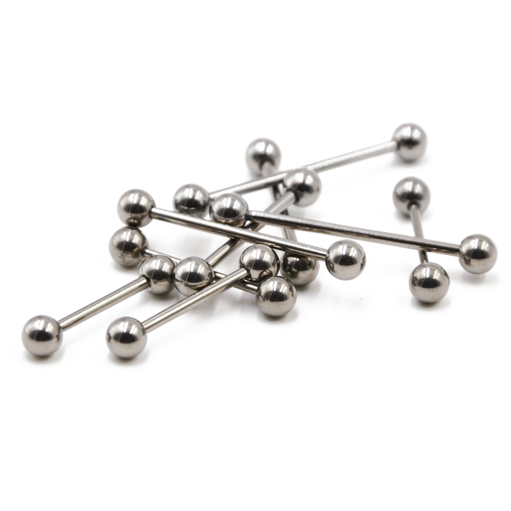 2 Stück 14G/16G Chirurgenstahl – Industrial Barbell Long Bewertung und Preis