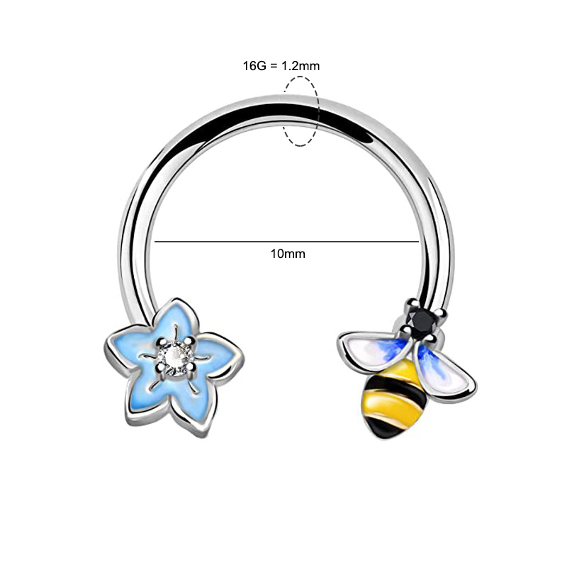 16G Septum Ring Daith Piercing – Body Jewelry Nose Studs Bewertung und Preis